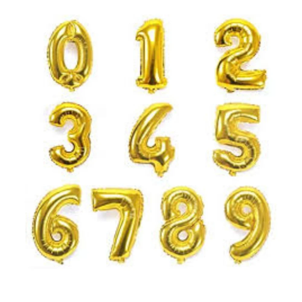 Foil Balloon Number